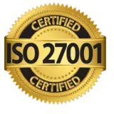 ISO 27001 certified badge